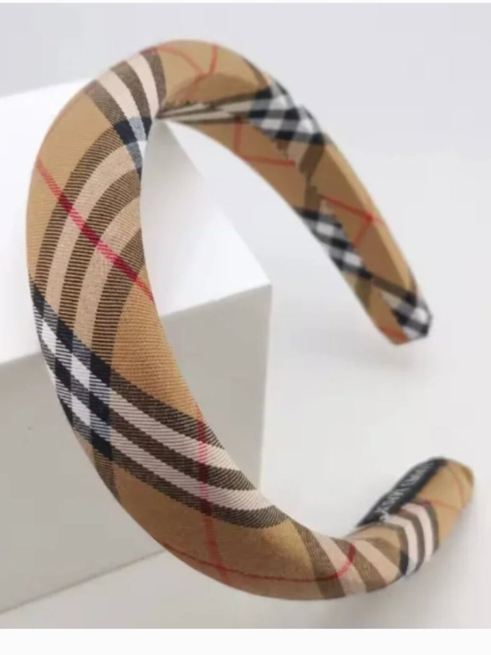 NWT Classic Plaid Hairband Hair BAND - Picture 1 of 4